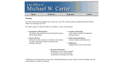 Desktop Screenshot of michaelcarterlaw.com